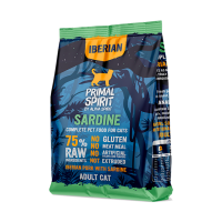 Primal Spirit Iberian Sardine Cat - Полнорационный сухой корм для взрослых кошек с иберийской свининой и сардиной 1 кг