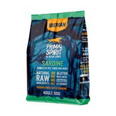 Primal Spirit Iberian Sardine Dog - Повнораціонний сухий корм для дорослих собак з іберійською свининою та сардиною 1 кг