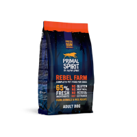 Primal Spirit Rebel Farm Dog - Полнорационный корм для взрослых собак с рыбой и курицей 1 кг