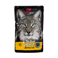 Alpha Spirit Chicken Mousse Sterilised Cats - Полнорационный влажный корм с курицей для стерилизованных взрослых кошек 85 г