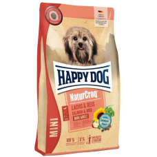 Happy Dog (Хепи Дог) NaturCroq Salmon & Rice Adult Mini - Сухой корм для взрослых собак мелких пород с мясом лосося и рисом 4 кг