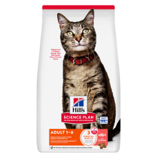 Hill\'s (Хилс) Science Plan Cat Salmon Adult - Сухой корм для взрослых котов с мясом лосося 10 кг