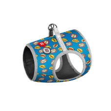 Шлея, "ВАУ", ОГ 28-31 см, ОШ 20-22 см, XS2, WAUDOG Clothes c QR