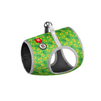 Шлея, "Авокадо", ОГ 40-45 см, ОШ 29-31 см, S1, WAUDOG Clothes c QR