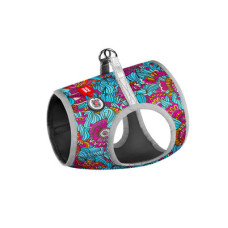 Шлея, "Літо", ОГ 40-45 см, ОШ 29-31 см, S1, WAUDOG Clothes c QR