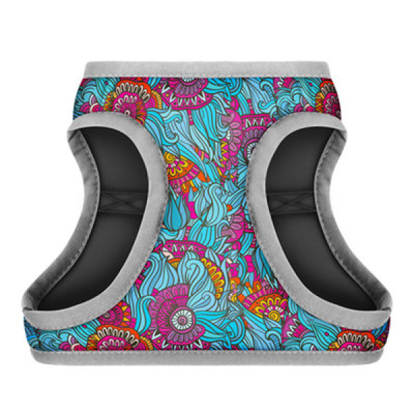 Шлея, "Літо", ОГ 40-45 см, ОШ 29-31 см, S1, WAUDOG Clothes c QR