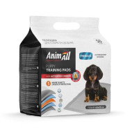 AnimAll (Энимал) Puppy Training Pads - Пеленки для собак и щенков, с активированным углем (60Х90 см) 50 шт.