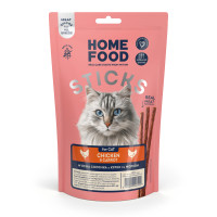 Home Food (Хоум Фуд) Cat Grain Free Chicken & Carrot Meat Strips All Life Stages - Лакомство беззерновое для котов всех возрастов мясная соломка с мясом курицы и морковью 40 г