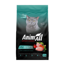 Animall (Энимал) Cat Sterilised Fresh Chicken and Lamb - Сухой корм для стерилизованных кошек со свежей курицей и ягненком 12 кг