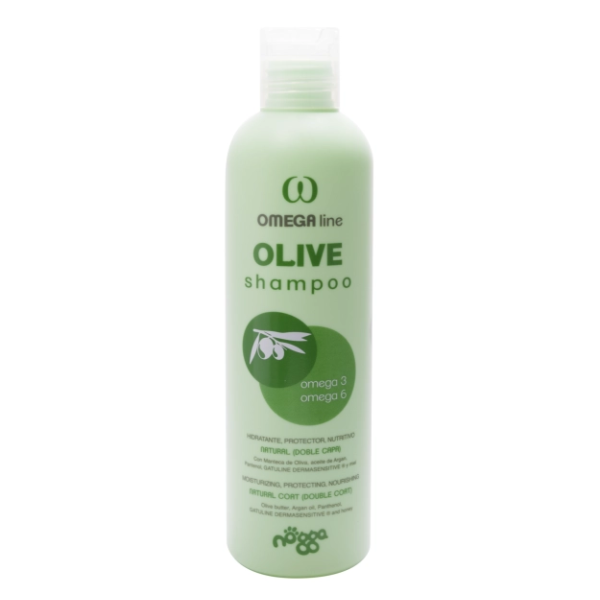 Nogga (Ногга) Omega Line Olive For Adult Dog - Шампунь для взрослых собак пород с подшерстком с маслом оливы 250 мл
