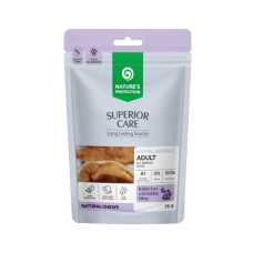 Nature’s Protection (Натур Протекшн) Superior Care Dog Grain Free Rabbit Ears With Rabbit Filling Adult - Ласощі беззернові для дорослих собак всіх порід кролячі вуха з начинкою з кролика 75 г