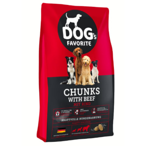 Happy Dog (Хепи Дог) Favorite Beef Adult All Breeds - Сухой корм для взрослых собак всех пород с мясом говядины 15 кг