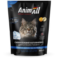 AnimAll (Энимал) Голубой Изумруд - Наполнитель для кошачьих туалетов силикагелевый 3.8 л