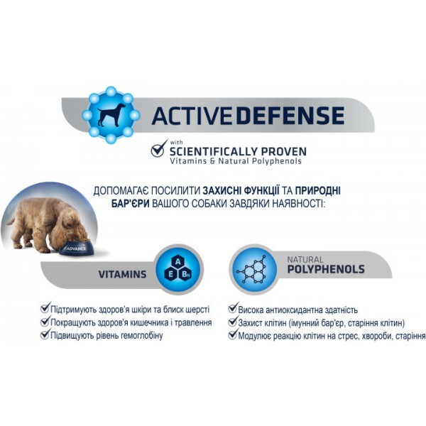 Advance Dog Adult Medium & Maxi Sensitive Salmon & Rice - Сухий корм для дорослих собак середніх і великих порід з чутливим травленням з лососем і рисом 12 кг