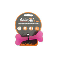 AnimAll Fun - Игрушка для собак кость, фиолетовая, 15 см