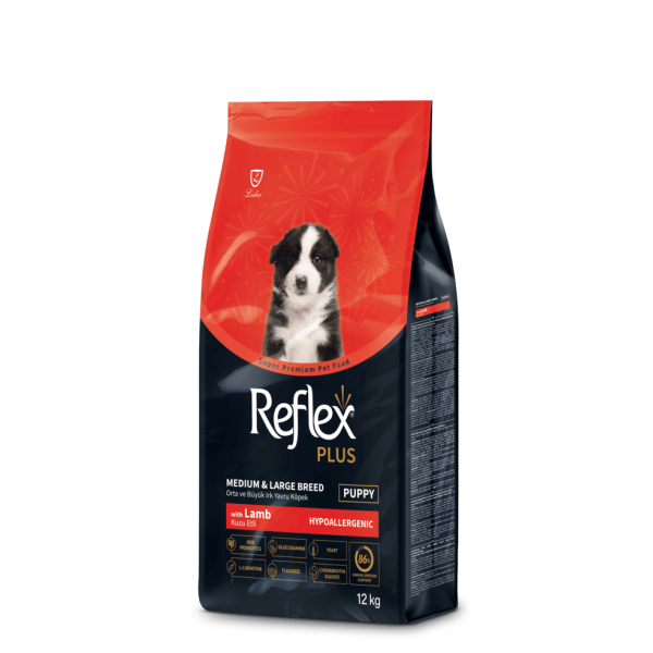 Reflex Plus (Рефлекс Плюс) Puppy Medium & Large Breed Lamb – Сухой корм для щенков 12 кг