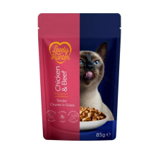 Lovely Hunter (Лавли Хантер) Cat Adult Pouches Chicken & Beef - Влажный корм для взрослых котов с мясом курицы и говядины 85 г