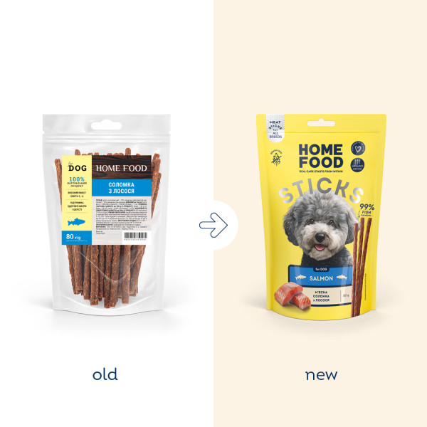 Home Food (Хоум Фуд) Dog Grain Free Salmon Meat Strips All Life Stages All Breeds - Лакомство беззерновое для собак всех возрастов и всех пород мясная соломка с мясом лосося 80 г Home Food (Хоум Фуд) Dog Grain Free Salmon Meat Strips All Life Stages All Breeds - Лакомство беззерновое для собак всех возрастов и всех пород мясная соломка с мясом лосося 80 г