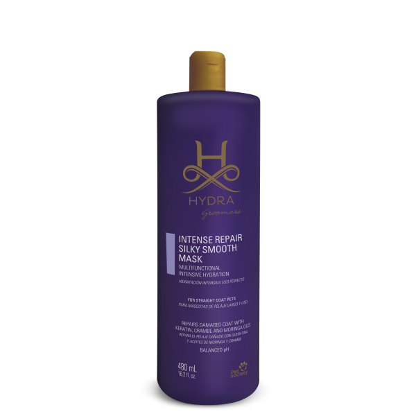 Hydra (Гидра) Groomers Intense Repair Silky Smooth Mask - Маска для взрослых собак и котов для интенсивного укрепления и разглаживания шелковистой шерсти 480 мл