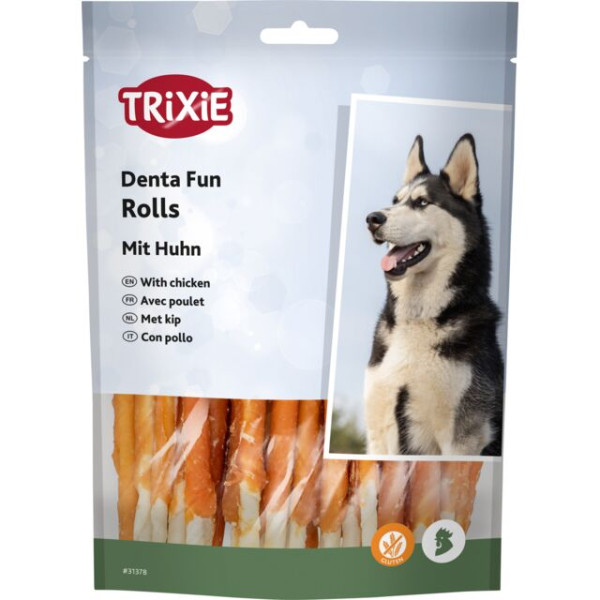 Trixie (Трикси) Denta Fun Mini Chewing Rolls Chicken - Лакомство для собак 120 г
