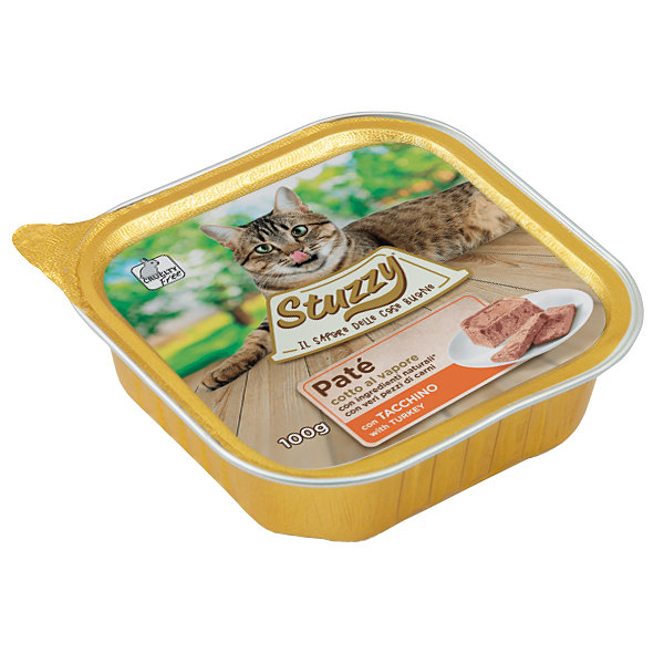 Stuzzy (Штузи) Cat Pate Turkey - Влажный корм для кошек с индейкой в паштете 0.1 кг