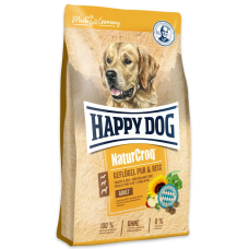 Happy Dog (Хепи Дог) NaturCroq Poultry & Rice Adult All Breeds - Сухой корм для взросых собак всех пород с мясом птицы и рисом 4 кг