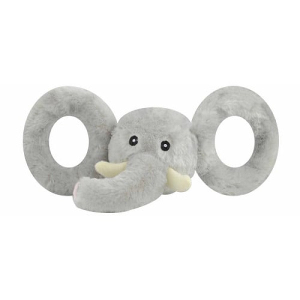 Jolly Pets (Джоли Петс) Tug-A-Mal Elephant - Игрушка для собак серая 7 см