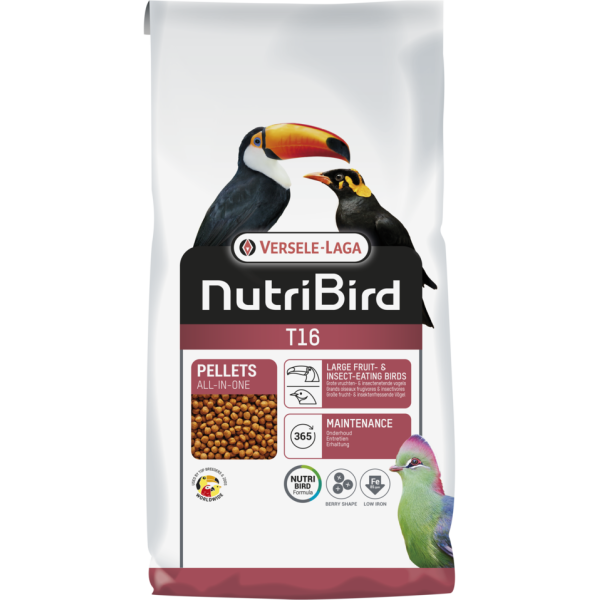 Versele-Laga (Версель Лага) NutriBird Т16 Original - Корм для плодоядных и насекомоядных птиц 10 кг