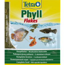 Tetra (Тетра) Phyll Flakes - Корм для травоїдних рибок (пластівці) 12 г