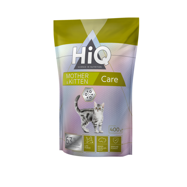 HiQ (Хай Кью) Kitten and Mother With Poultry - Сухой корм для котят и кормящих кошек с птицей 0.4 кг