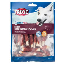 Trixie (Тріксі) Denta Fun Chewing Rolls Duck Mini - Ласощі для собак з качкою 120 г