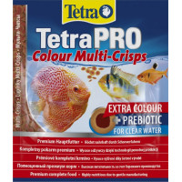 Tetra (Тетра) PRO Colour Multi-Crisps - Корм для аквариумных рыб, для яркой окраски (чипсы) 12 г