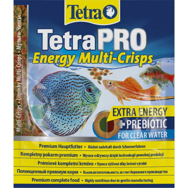 Tetra (Тетра) PRO Energy Multi-Crisps - Корм для аквариумных рыб (чипсы) 12 г