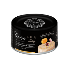 Cherie (Чері) Cat Grain Free Chicken & Pumpkin Healthy Living Mousse Adult - Вологий беззерновий корм для дорослих котів мус з м’ясом курки та гарбузом 80 г