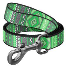 Повідець, "Етно зелений", Ш 15 мм, Дл 122 см, S. WAUDOG Nylon