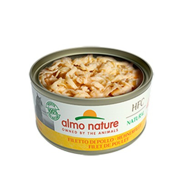 Almo Nature (Альмо Натюр) HFC Cat Natural Chicken Fillet - Влажный корм для кошек с куриным филе 70 г