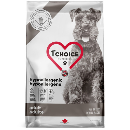 1st Choice (Фест Чойс) Dog All Breed Hypoallergenic Duck - Сухой корм для собак всех пород с пищевой аллергией 11 кг