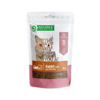 Nature`s Protection (Нейчерс Протекшн) Snack for Cats With Rabbit and Goji Berries - Лакомство для котов с кроликом и ягодами годжи 75 г