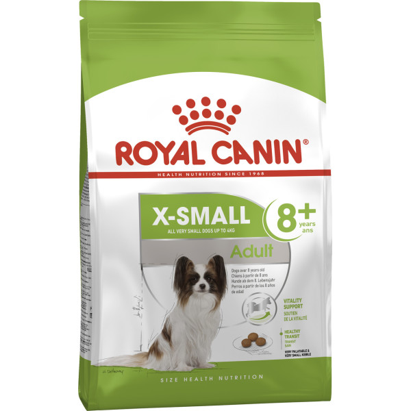 Royal Canin (Роял Канін) X-Small Adult 8+ - Сухий корм для собак мініатюрних порід старше 8 років 0.5 кг