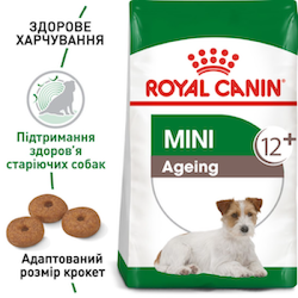 Royal Canin (Роял Канин) Mini Ageing +12 - Сухой корм для собак малых пород старше 12 лет 1.5 кг