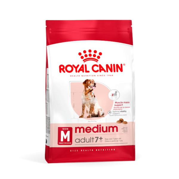 Royal Canin (Роял Канин) Medium Adult 7+ Poultry - Сухой корм для пожилых собак средних пород с мясом птицы 4 кг