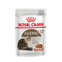 Royal Canin (Роял Канин) Ageing 12+ - Влажный корм для кошек старше 12 лет (кусочки в соусе) 0.085 кг