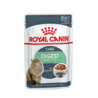 Royal Canin (Роял Канин) Cat Digest Sensitive Gravy Pouches Adult Poultry - Влажный корм для взрослых котов с чувствительным желудком кусочки в соусе с мясом птицы 85 г