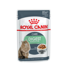 Royal Canin (Роял Канiн) Cat Digest Sensitive Gravy Pouches Adult Poultry - Вологий корм для дорослих котів з чутливим шлунком шматочки в соусі з м’ясом птиці 85 г