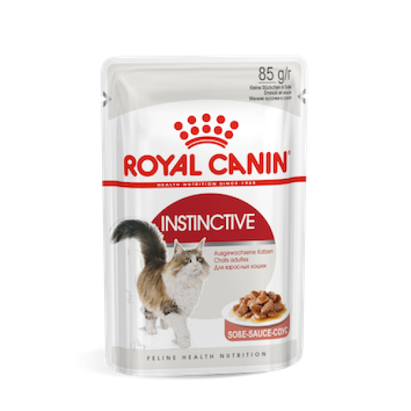 Royal Canin (Роял Канин) Cat Instinctive In Gravy Pouches Adult Poultry - Влажный корм для взрослых котов кусочки в соусе с мясом птицы 85 г