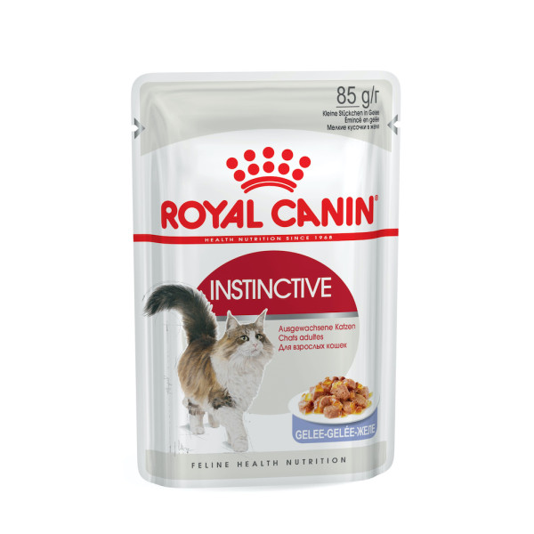 Royal Canin (Роял Канин) Cat Instinctive In Jelly Pouches Adult Poultry - Влажный корм для взрослых котов кусочки в желе с мясом птицы 85 г