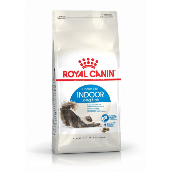 Royal Canin (Роял Канiн) Indoor Adult Longhair Poultry - Сухий корм для дорослих довгошерстих домашніх котів з м’ясом птиці 2 кг