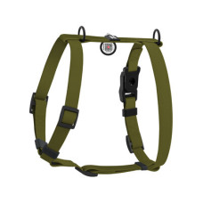 WauDog (ВауДог) Magnet - Шлея для собак анатомічна водостійка з магнітною пряжкою хакі (Ш 15 мм, А 28-42 см, В 32-52 см) S