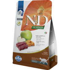 Farmina (Фарміна) Cat N&D Pumpkin Grain Free Venison & Apple Adult - Сухий корм для дорослих котів з гарбузом, олениною та яблуком 300 г