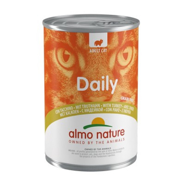 Almo Nature (Альмо Натюр) Daily Cat Turkey - Влажный корм для кошек с индейкой 400 г